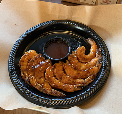 BBQ Glazed Shrimp Black Plate Special icon